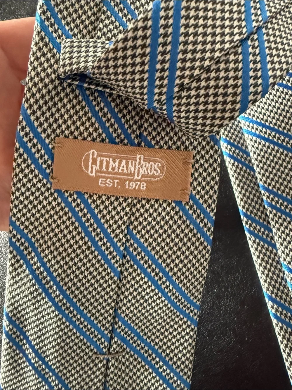 Silk Gitman Brothers tie
